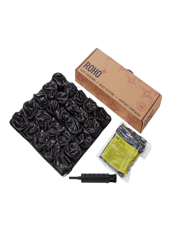 ROHO MOSAIC Cushion, Standard, Inflatable Seat Cushion for Office Chair, Wheelchair, Cars, Home Living, & Back Pain Support, Adjustable Cushion with Stretchable Cover & Non-Skid Bottom, 16" x 16" - Image 3