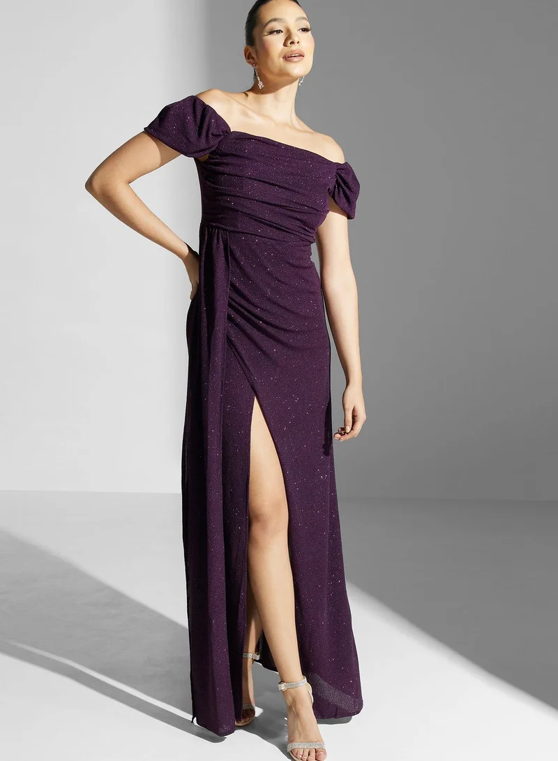 Ella Limited Edition Shimmer Dress With Slit