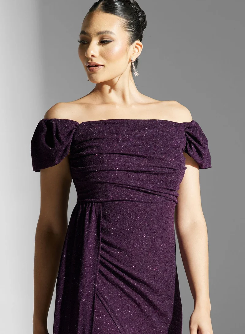 Ella Limited Edition Shimmer Dress With Slit
