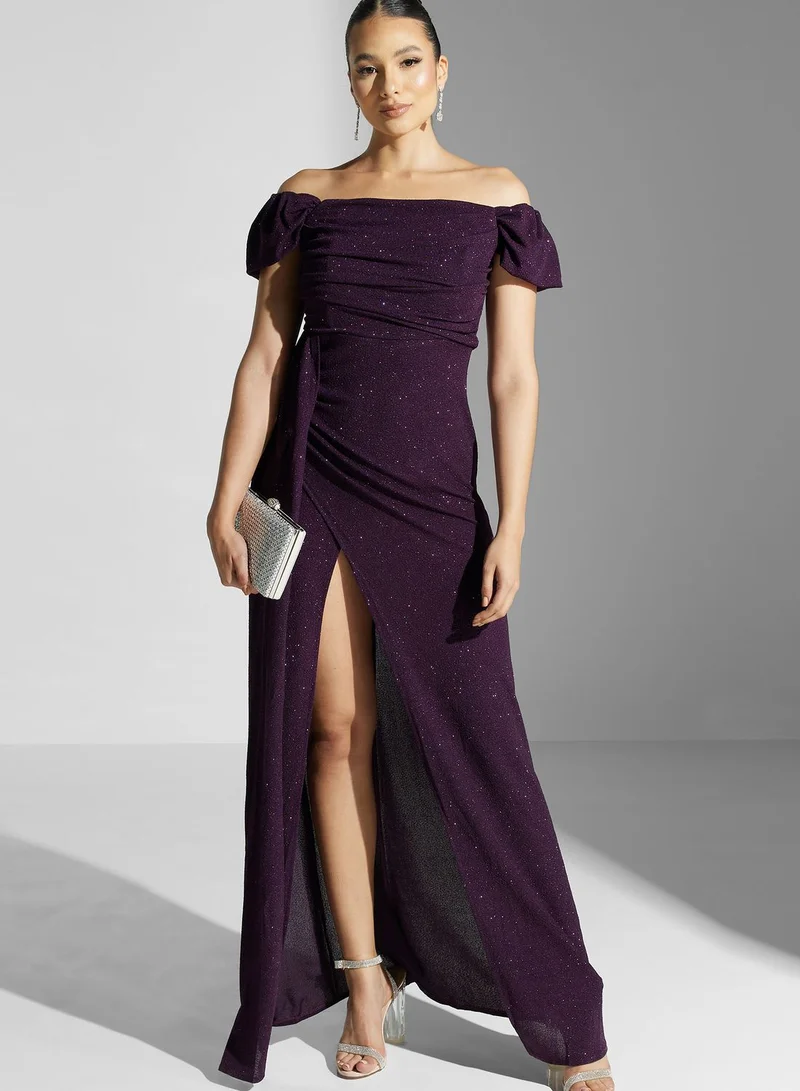 Ella Limited Edition Shimmer Dress With Slit