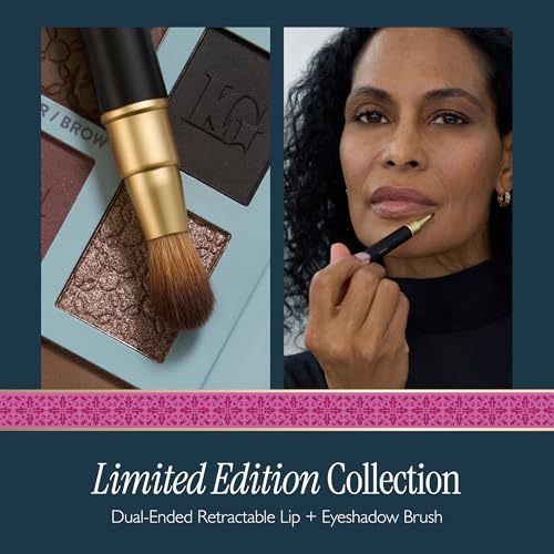 LAURA GELLER NEW YORK Cosmetic Professional Makeup Brushes CrueltyFree 22 DualEnded Lip Eyeshadow Brush - Image 3