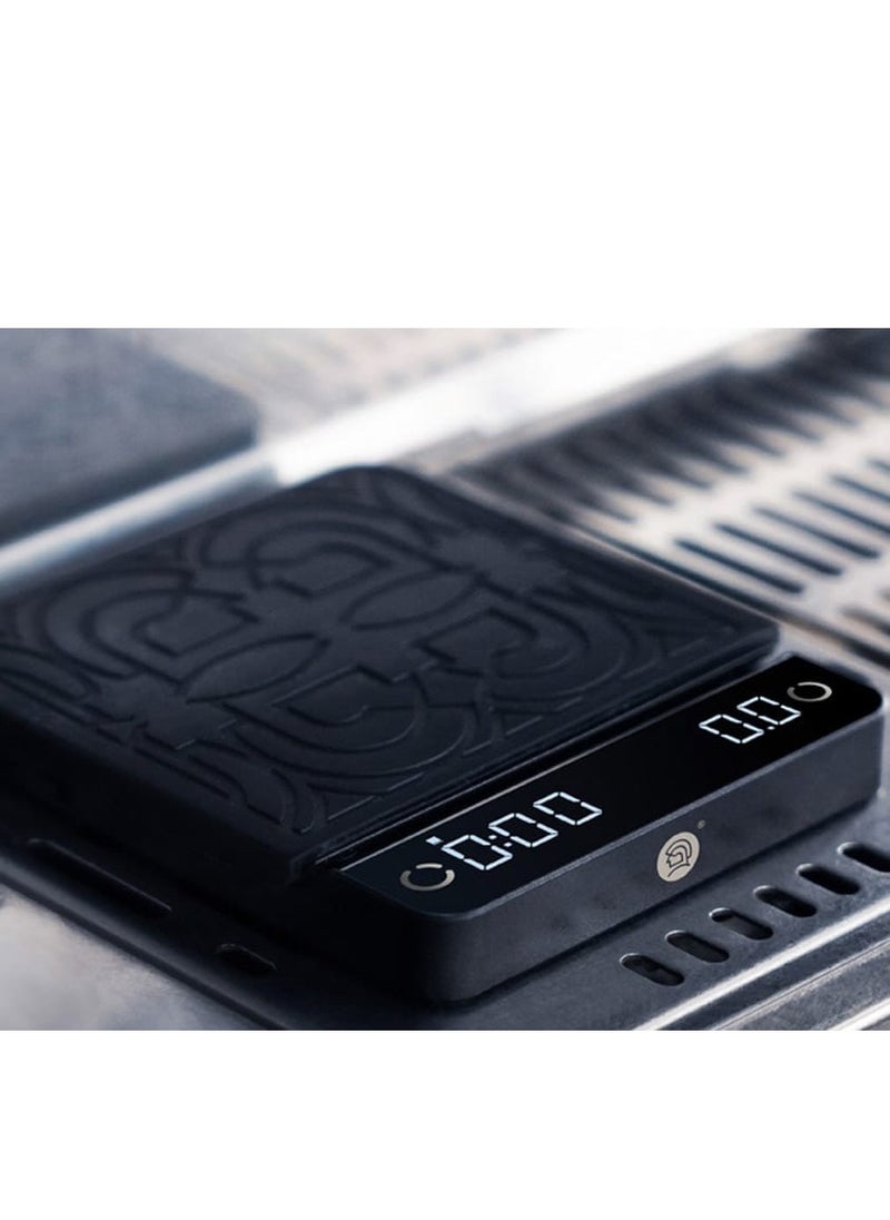 zeroHero zeroHero Electric Smart Espresso Pocket Scale, Black, 0.3g-2000g Weighing Range, Rechargeable 1200mAh Battery, Compact 116x100x14mm Design, Lightweight 193g, Aluminum Alloy/ABS Material for Precision Brewing  - Image 5