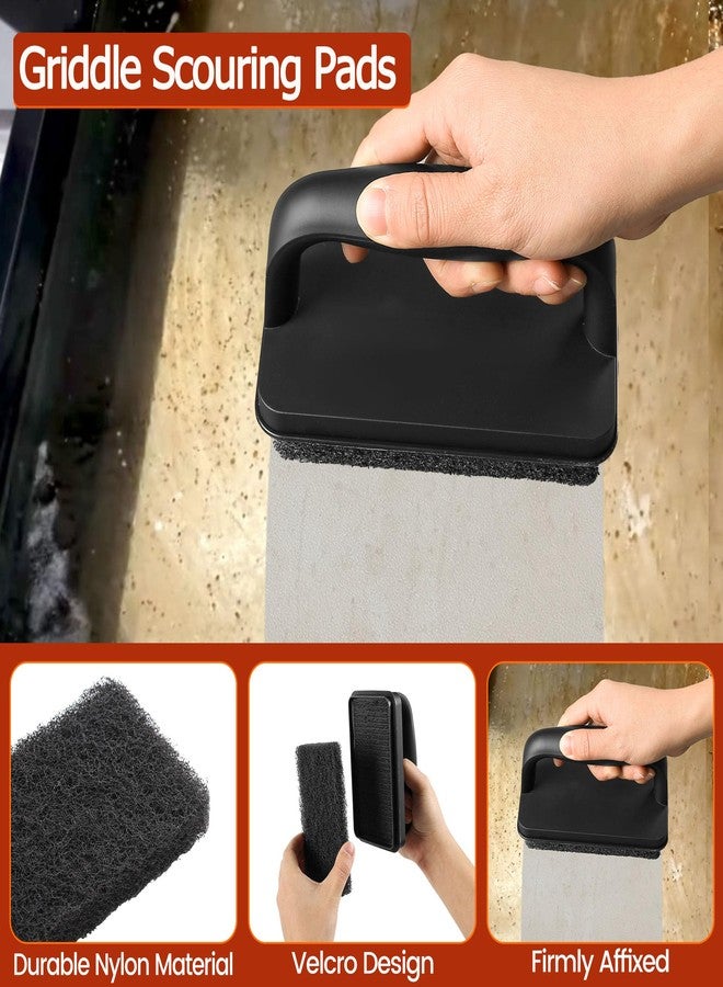 CCTVRTV Grill Cleaning Bricks with Handle/Grill Stone/Griddle Stone, Scrubbing Pumice Stone for Cleaning Blackstone Flat Top BBQ, Swimming Pool, Sink (5 Pieces) - Image 5