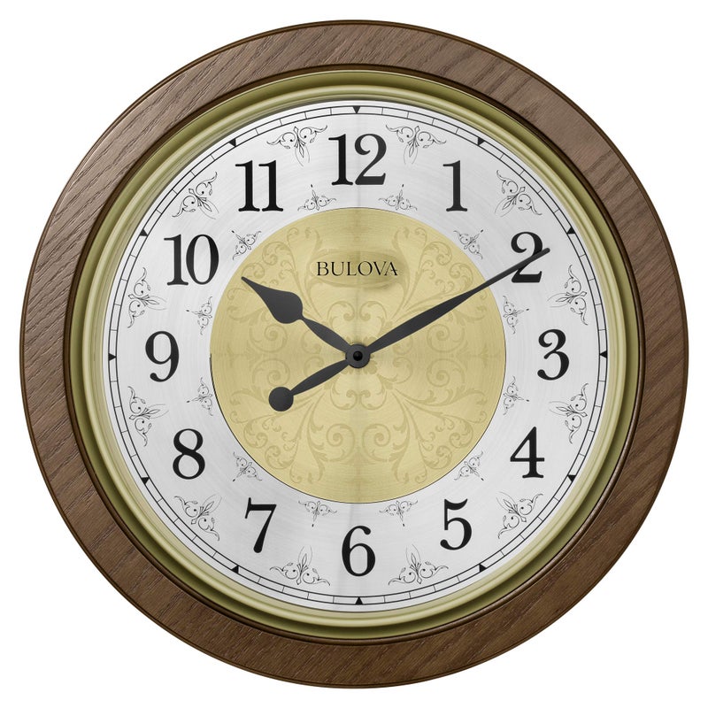 Bulova Bulova C4115 Manchester Chiming Wall Clock 