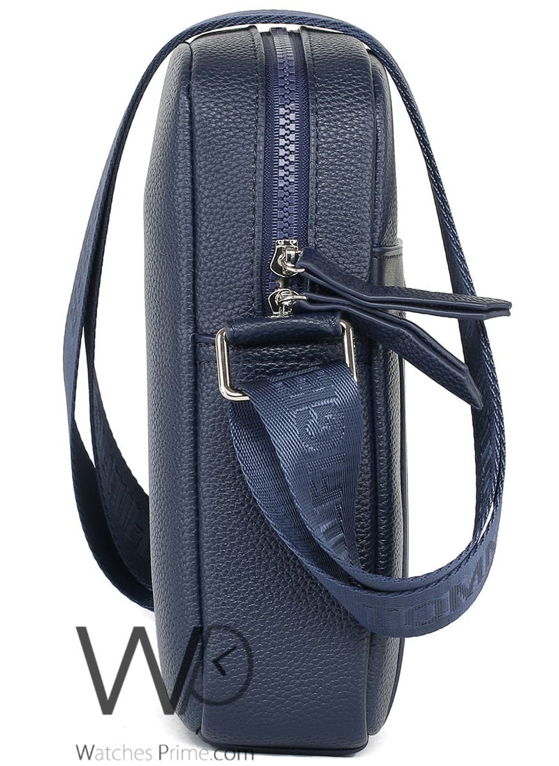 Tommy Hilfiger Plus Leather Tommy Hilfiger Crossbody Messenger Shoulder Navy Blue Mens Bag  - Image 5