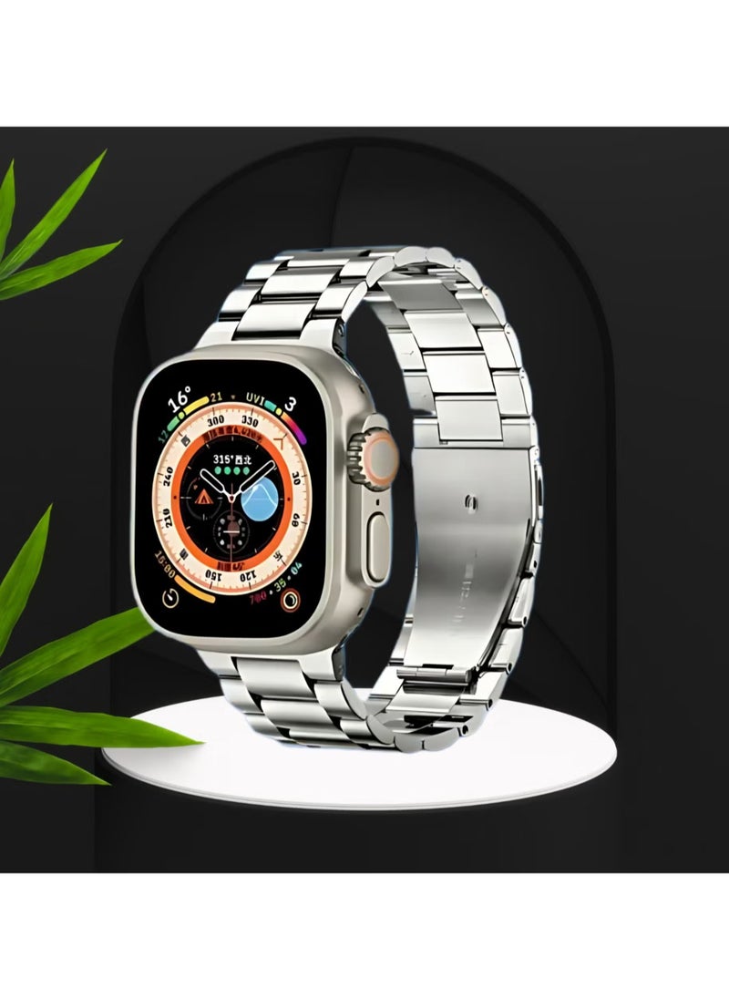 Crown - H70 Ultra 2 Smart Watch for Men with 7-in-1 Straps – Multi-Function Fitness Tracker, Heart Rate Monitor, Sleep Tracker, Waterproof Smartwatch, Stylish Design, Compatible with iOS & Android - Image 1