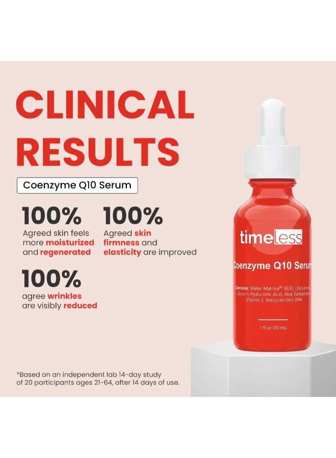Timeless Coenzyme Q10 Serum With Matrixyl 3000  And Hyaluronic Acid 30Ml - Image 3