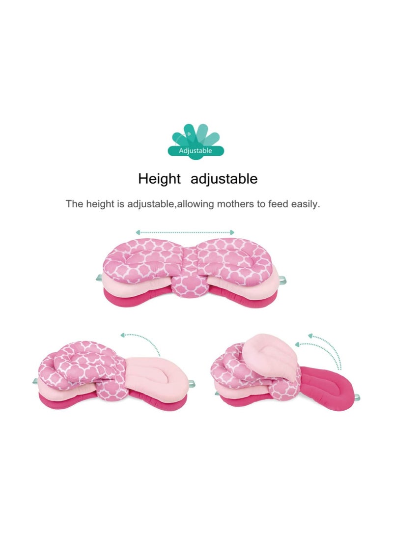 Soft Cotton Baby Breastfeeding Pillow, Multifunctional Adjustable Maternity Nursing Pillow, Baby Nursing Pillow, Baby Breastfeeding Support Pillow  - Image 3