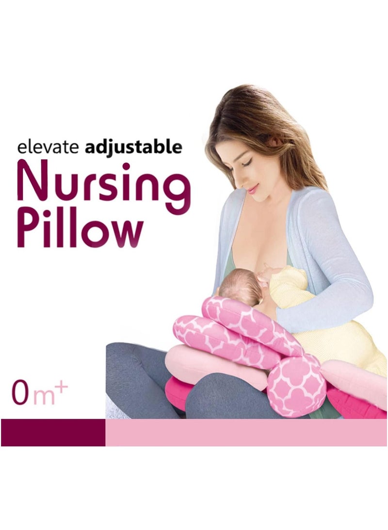 Soft Cotton Baby Breastfeeding Pillow, Multifunctional Adjustable Maternity Nursing Pillow, Baby Nursing Pillow, Baby Breastfeeding Support Pillow  - Image 2