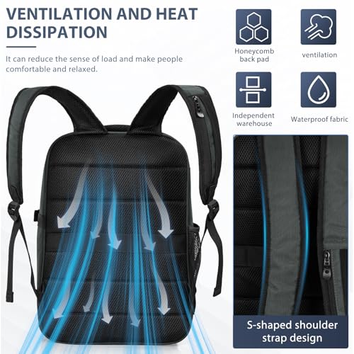 AKOZLIN Travel Gaming Console Backpack Compatible with Play Stantion 5 4 PS5 Pro/PS4/PS4 Pro/PS4 Slim/Xbox One X S With Pockets for Accessories [Video Game] - Image 4