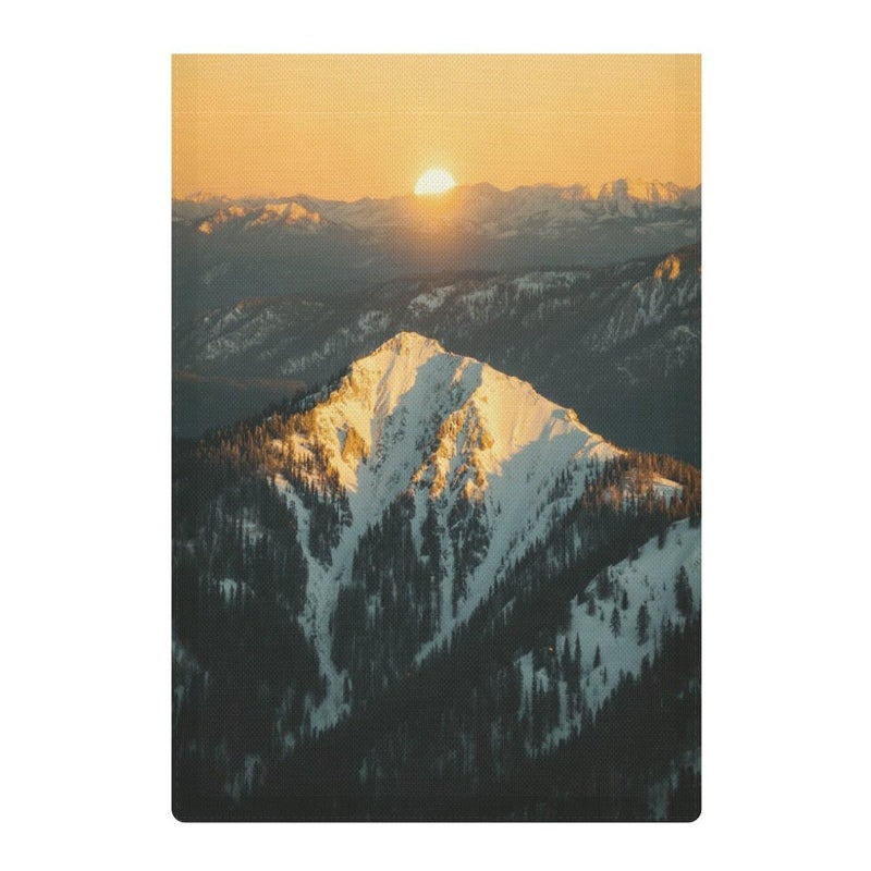 Double Sided Burlap Garden Flag Rocky Mountains Print 18.5x12.6 Inch Outdoor Yard Decoration - Image 5