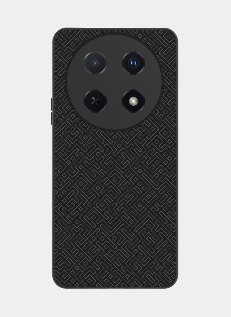 PXLAAT Huawei Nova 12i case cover Black Pattern - Image 1