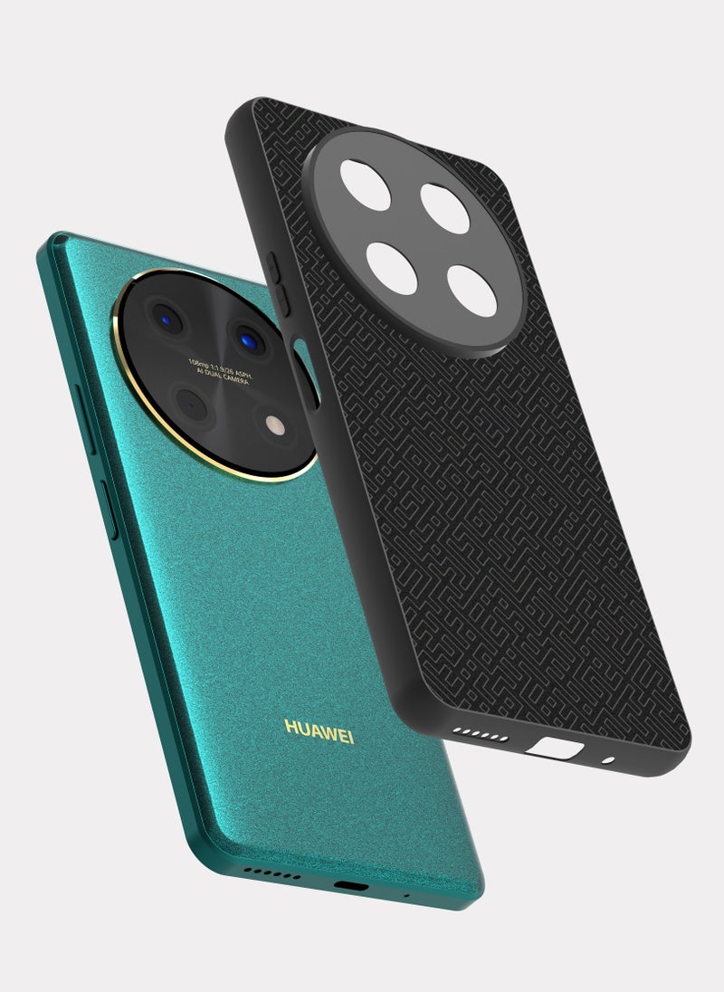 PXLAAT Huawei Nova 12i case cover Black Pattern - Image 2