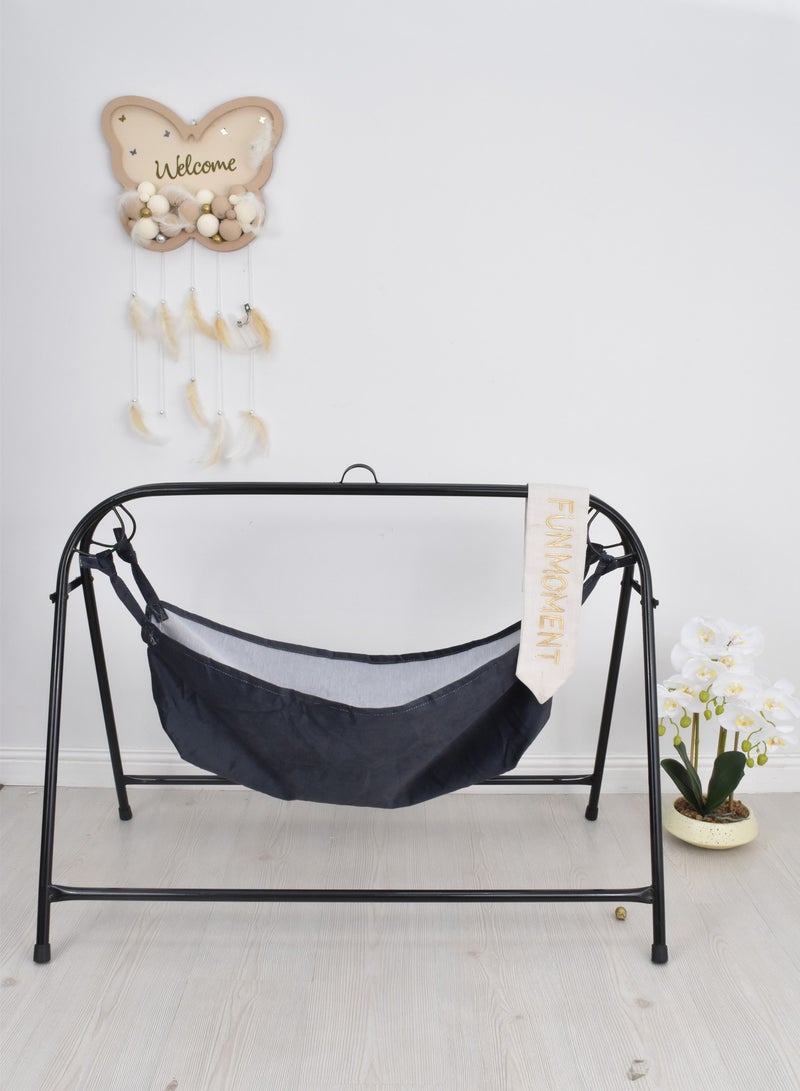 FUN MOMENT Foldable Iron Baby Swing - Image 1