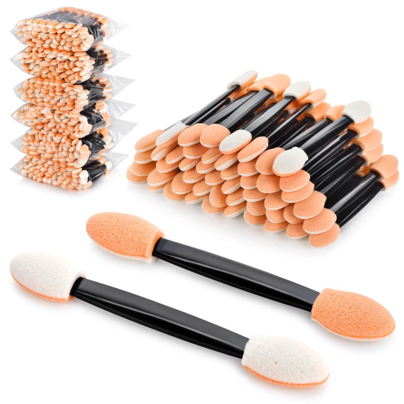 Cakvank 300PCS Disposable Eyeshadow Applicators, Dual Sides Eyeshadow Brushes Applicator, Eye Makeup Sponge Applicators - Image 1