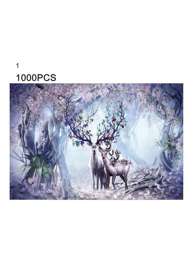 1000-Piece Deer Jigsaw Puzzle Set - Image 1