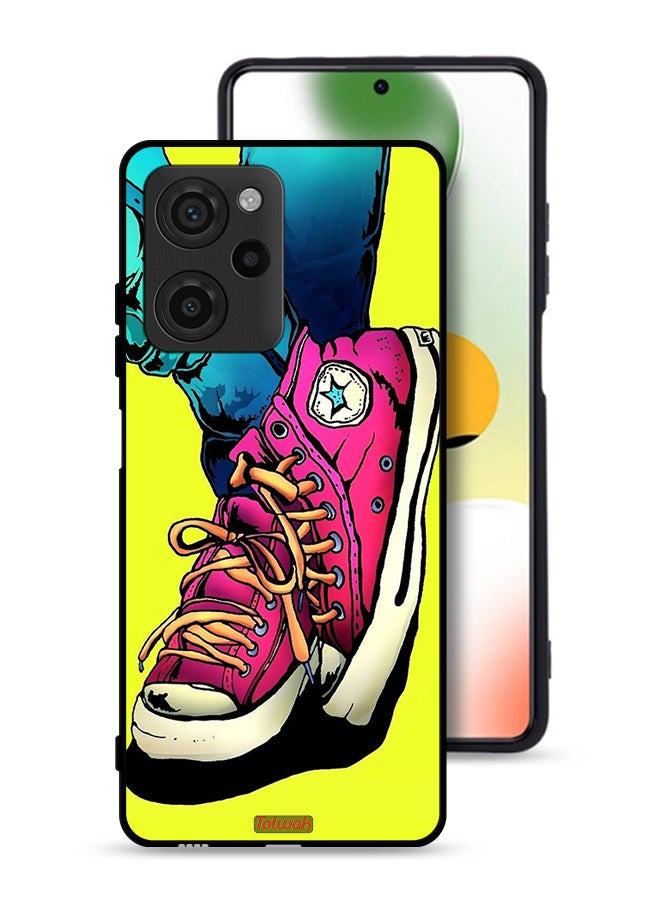 Tolwak Xiaomi Poco X5 Pro Protective Case Cover Canva Shoes Art - Image 1