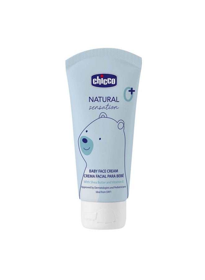 Chicco Natural Sensation Baby Face Cream With Shea Butter & Vitamin E, 50Ml|Long Lasting Formula For Baby'S Moisturized Skin | No Harmful Ingredients |Dermatologist & Pediatrician Approved - Image 1