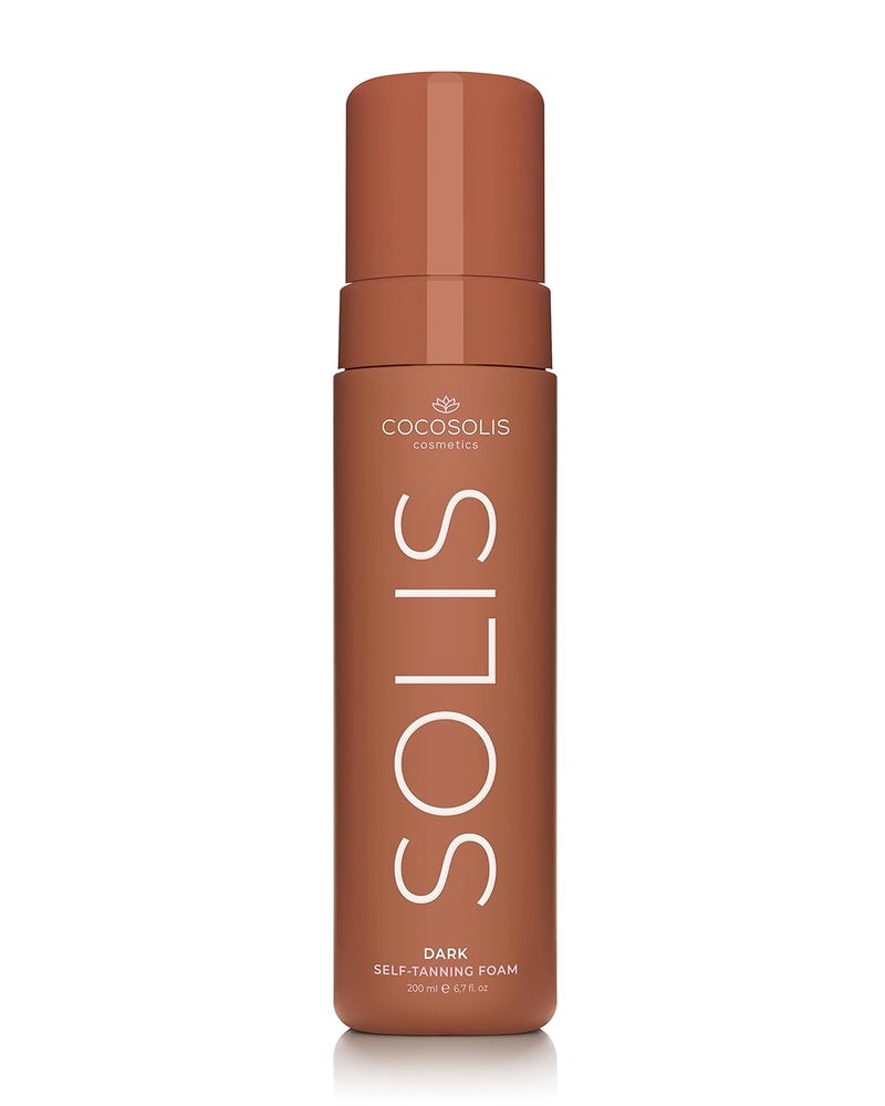 COCOSOLIS COCOSOLIS SOLIS Dark selftanning lotion for face and body mousse for a rich natural and longlasting tan with plantbased DHA 200 ml 