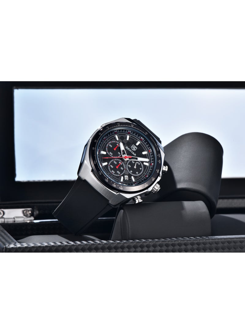 BENYAR Watches for Men Watch Quartz Luxury Chronograph Water Resistant Watch - Image 5