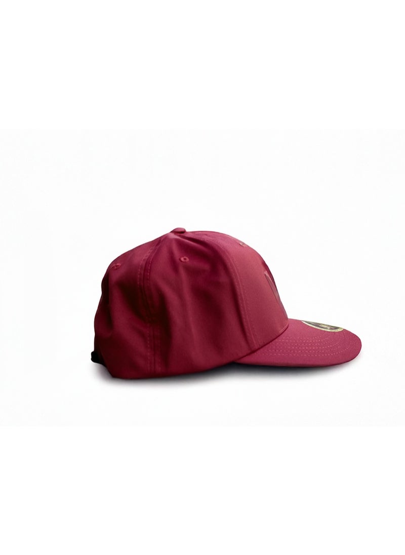 Generic Red Baseball Cap Stylish Embroidered Hat  - Image 3