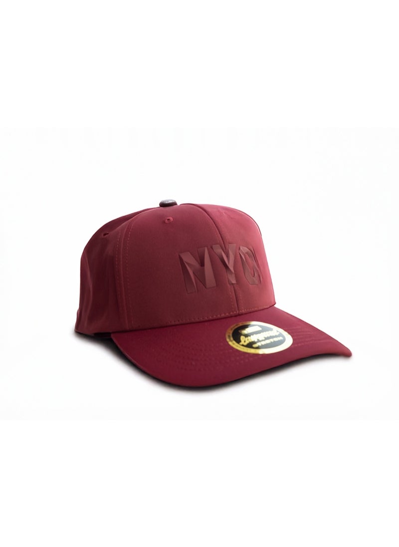 Generic Red Baseball Cap Stylish Embroidered Hat  - Image 2