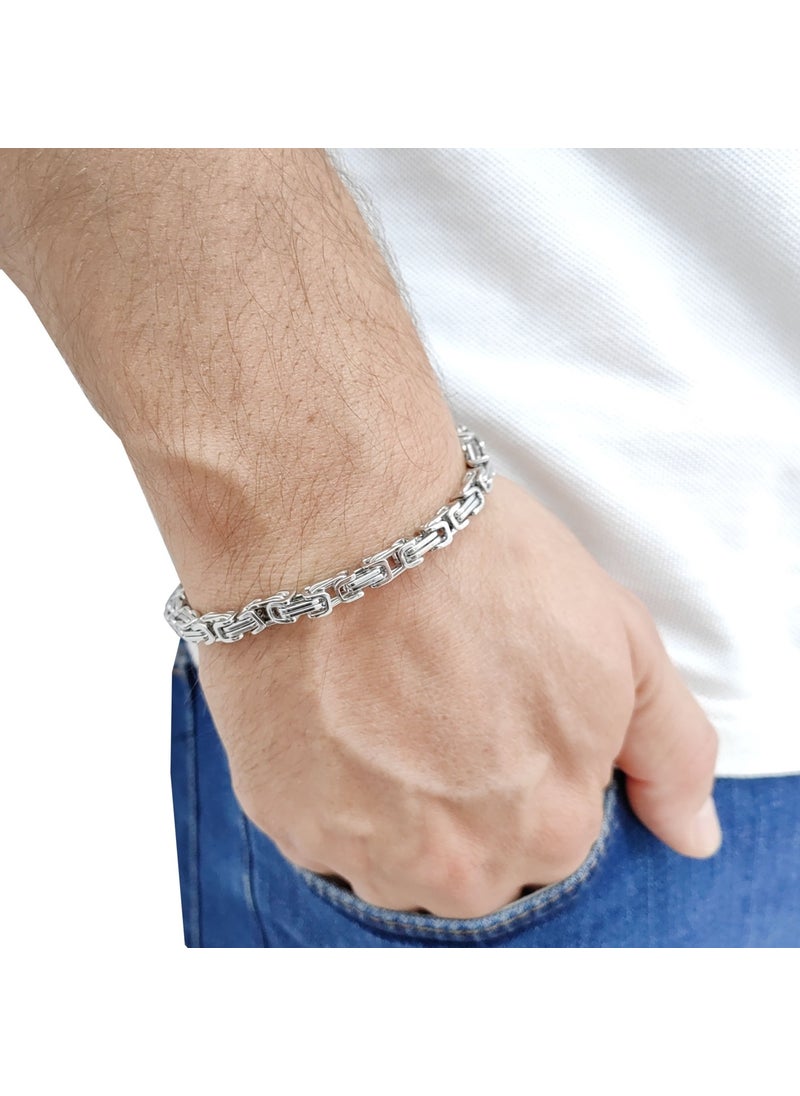 Kral Model Steel Men's Bracelet az68slv - pzsku/Z7A38A40712081A10C888Z/45/_/1730739295/083012c1-19c4-4851-b7c3-113863f97a98