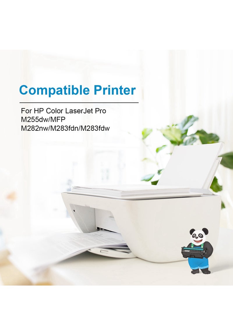 ASTA M283fdw Toner Cartridge 207A W2213A With Chip Compatible For HP Color Laserjet Pro M255dw MFP M282nw M283fdn Printer W 2213 207 A Magenta M High Yield Office Consumable Replacement - Image 3