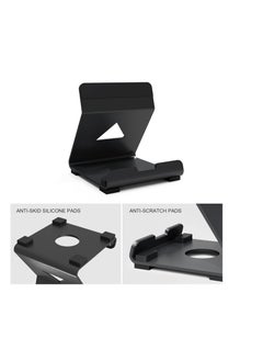 Generic PS Portal Stand, Stand Base Compatible with PS5 Portal Remote Player, Frosted Aluminum Alloy Holder with Anti-Slip Silicone Pad for PS Portal Handheld Console, Switch, and Mobile Phones  - Image 4
