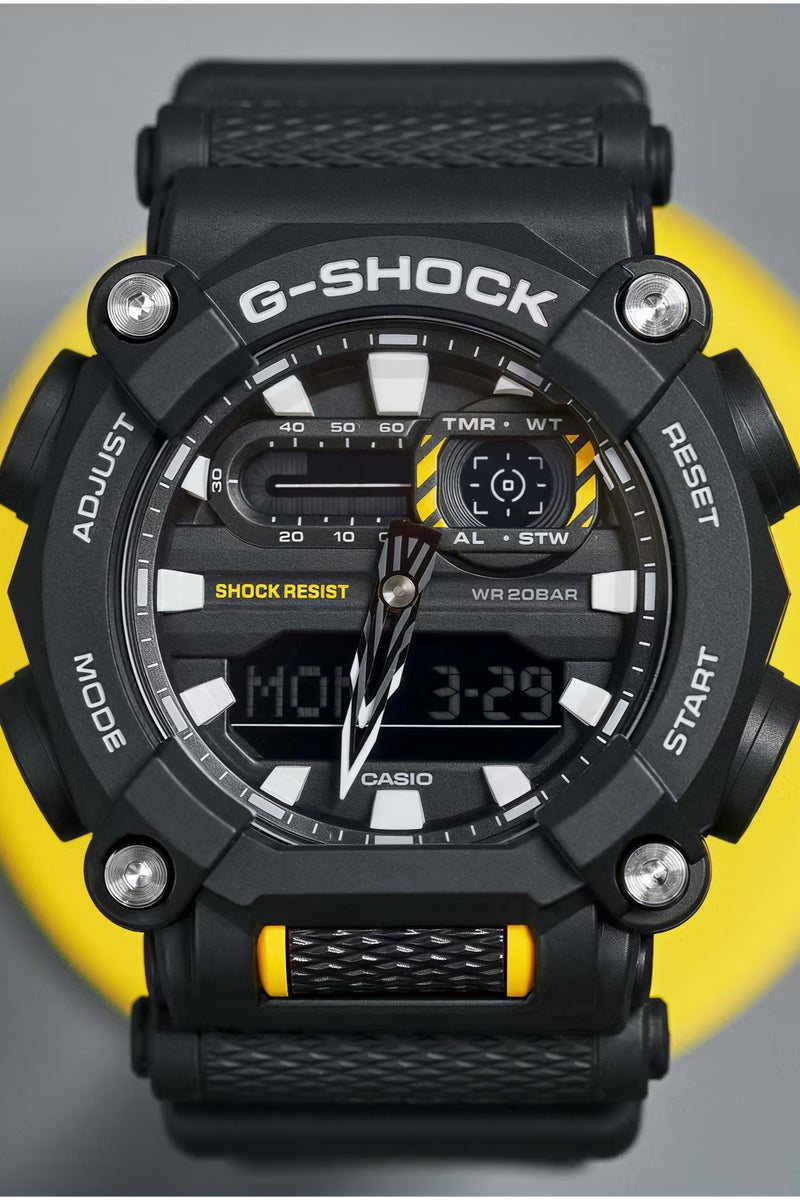 CASIO Casio Men's Watch G-Shock Digital Analog Black Dial Resin GA-900-1A - Image 1