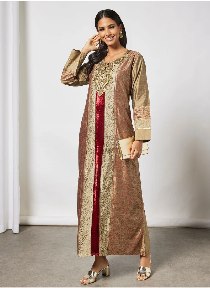 HANA & SARA All Over Print Jalabiya