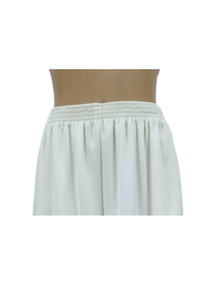 Dee's Fashion Wide Leg Chiffon Palazzo Pants with Elastic Waistband, Flowy Design & Divider Skirt for Women – Comfortable and Stylish  - Image 2