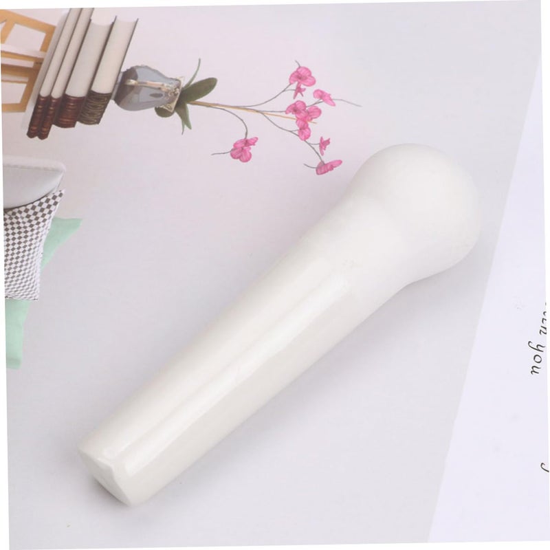2Pcs Ceramic Garlic Press Manual Grinder for Ginger and Spices Efficient Mashing Ergonomic Design - Image 4