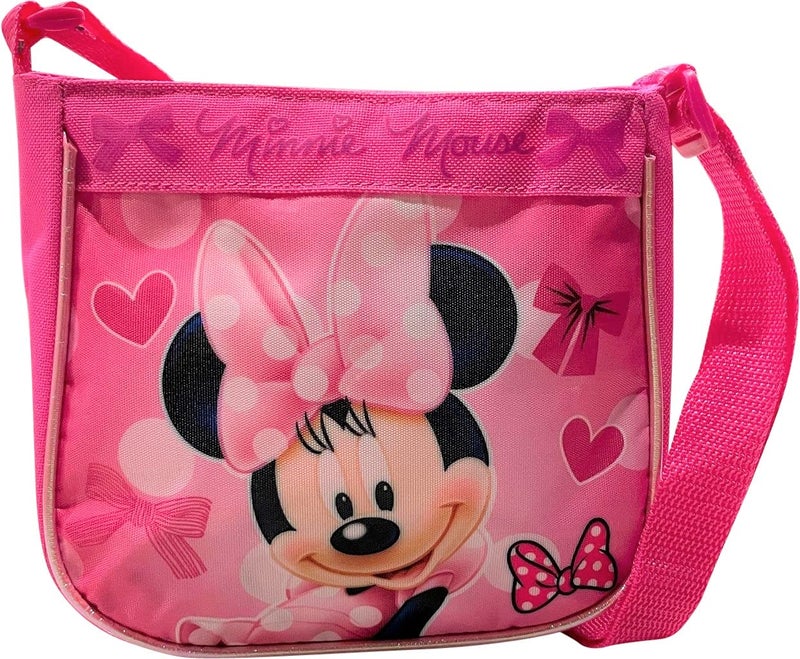 Ruz Minnie Mouse Girl's Crossbody Handbag Purse - Image 1