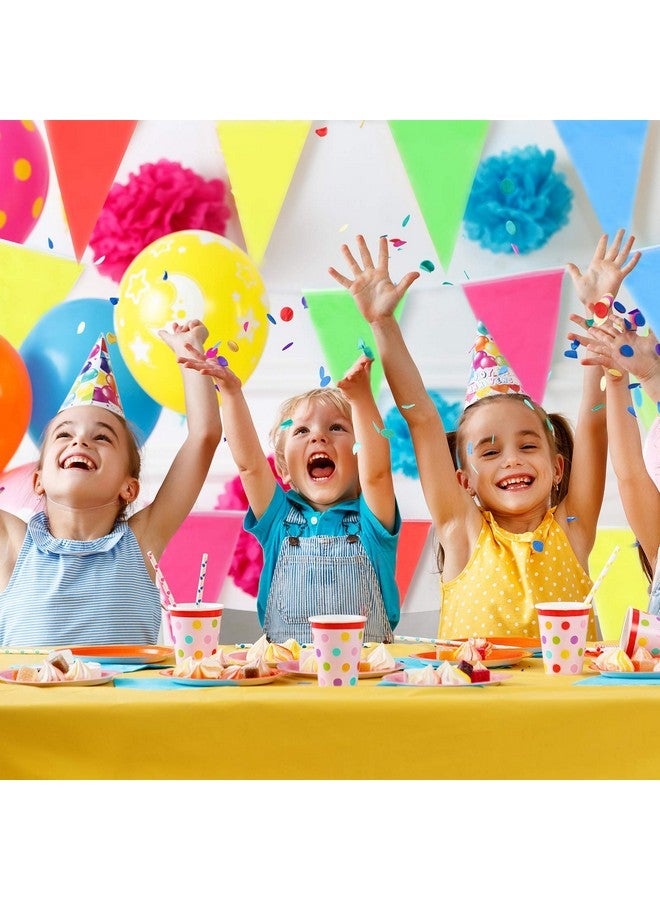 Boao 1640 ft Pennant Banner Flags Rainbow Triangle Banner Multicolor Nylon Reusable Triangle Flag Decoration for Grand Opening Outdoor Celebrations Shops Business Classroom Party - Image 2