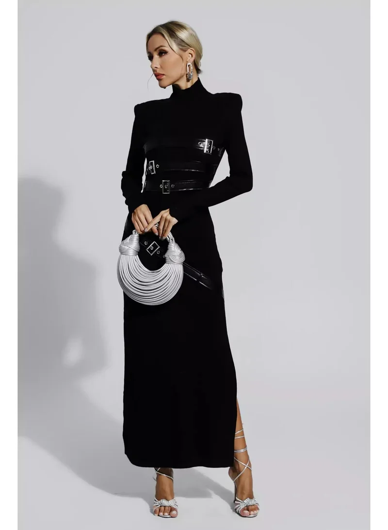 Catchall  Zenith PU Maxi Dress for Women | Best Price UAE