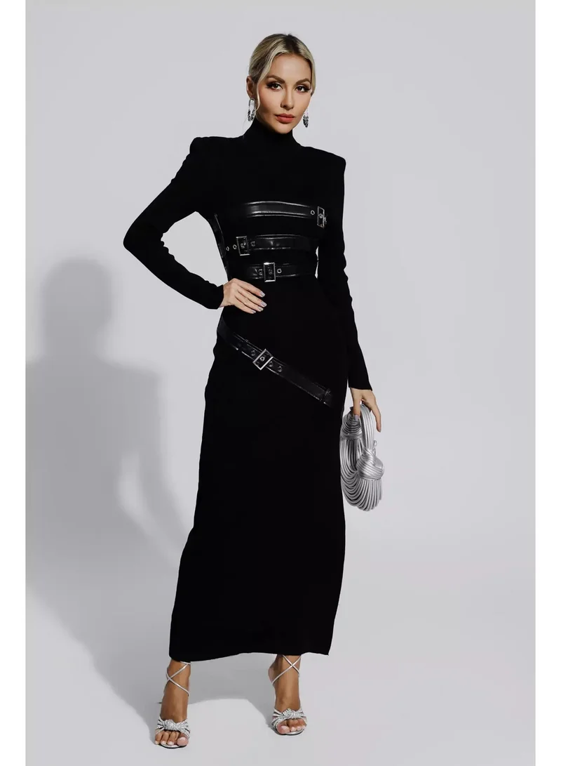 Catchall Zenith PU Maxi Dress