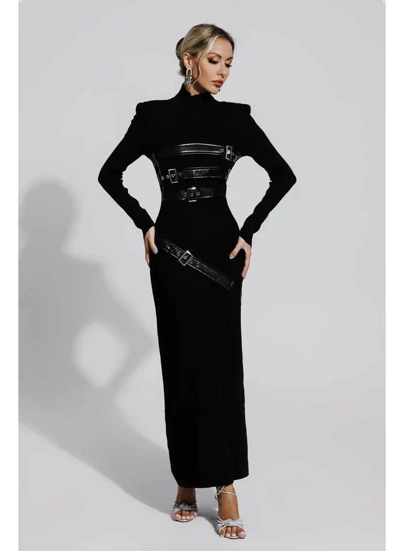 Catchall  Zenith PU Maxi Dress for Women | Best Price UAE