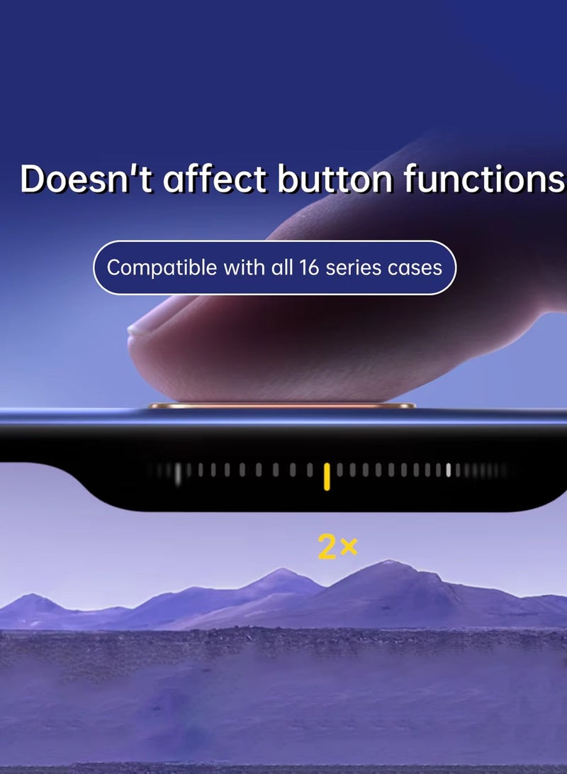 دبليو تيك ابل ايفون 16/16 بلس/16 برو/16 برو ماكس زر التقاط التحكم في الكاميرا، زر التقاط التحكم في الكاميرا الحساسة، حماية زر التحكم في الكاميرا - تيتانيوم الصحراء - Image 4