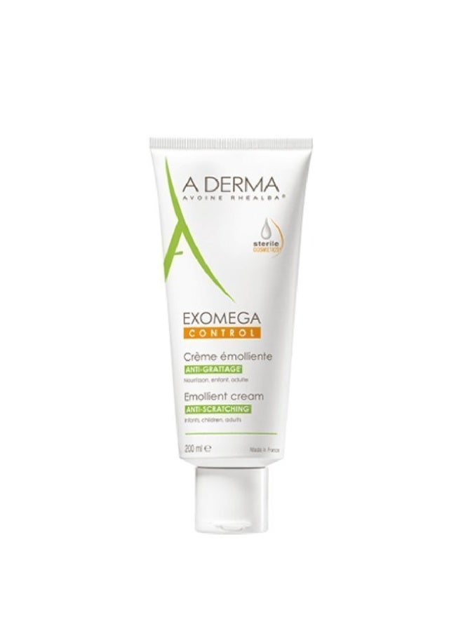 إيه-ديرما كريم A-Derma Exomega Control المرطب المضاد للحكة 200 مل - Image 1