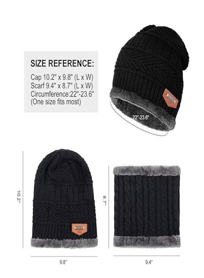 Trend wave ultra soft unisex woolen cap plus muffler scarf set for men women girl boy - Warm,snow proof -20 Degree Temperature Unisex Acrylic Woolen Combo of Beanie/Skull Cap (multi colour) - Image 5
