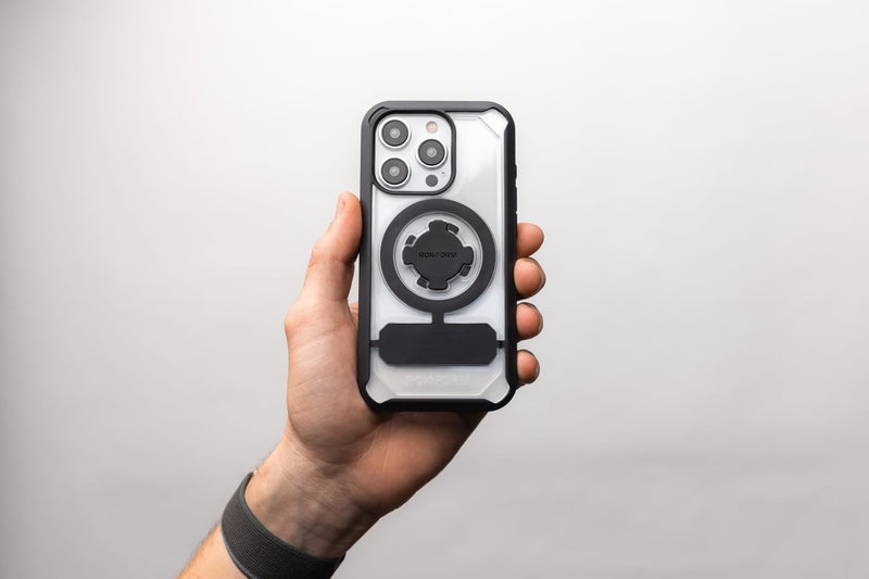 Rokform iPhone 15 Pro Case, Crystal Series Magnetic Clear Case for iPhone 15 Pro with RokLock Twist Closure, Slim Drop Tested Armor (Clear) - Image 2