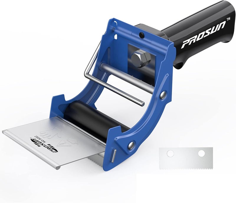 Prosun Fast Reload 3 Inch Wide Large Tape Gun Dispenser Packing Packaging Sealing Cutter (TG04-BLU) - Image 1