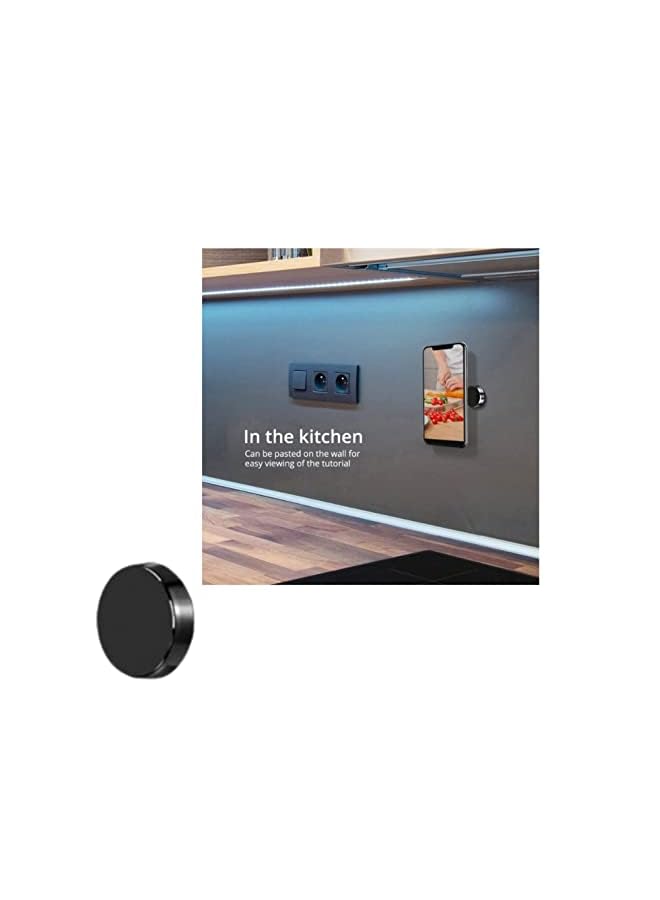 Zaboon حامل الهاتف، 4 قطع من حامل الهاتف المغناطيسي العالمي للسيارة للوحة القيادة حامل الهاتف المغناطيسي للسيارة مع لوحات معدنية وملصق لاصق لهاتف Iphone 13/14/Pro/Pro Max Huawei Samsung الذكي - Image 3