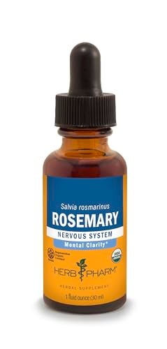Herb Pharm Certified Organic Rosemary Liquid Extract 1 Fl Oz Packaging May Vary