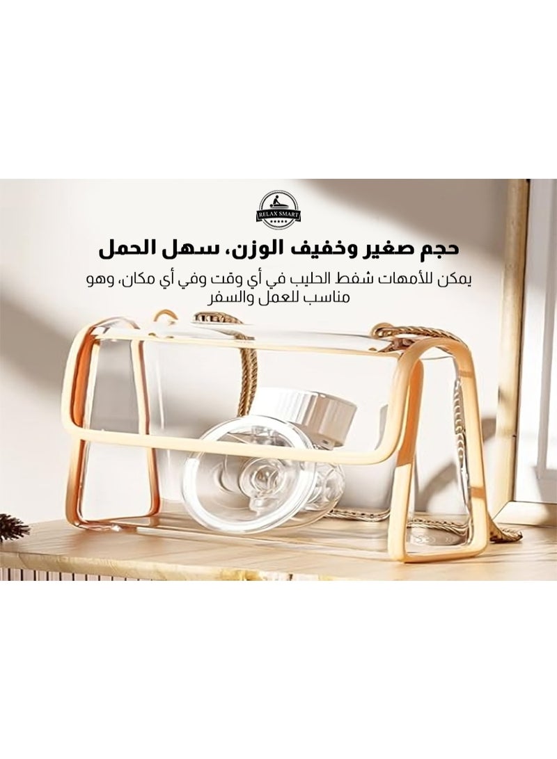 Relax Smart 2 Pieces Portable Wearable Electric Breast Pump With Anti-Reflux Design, Large Battery Capacity, 3 Modes And 9 Gears - Image 5