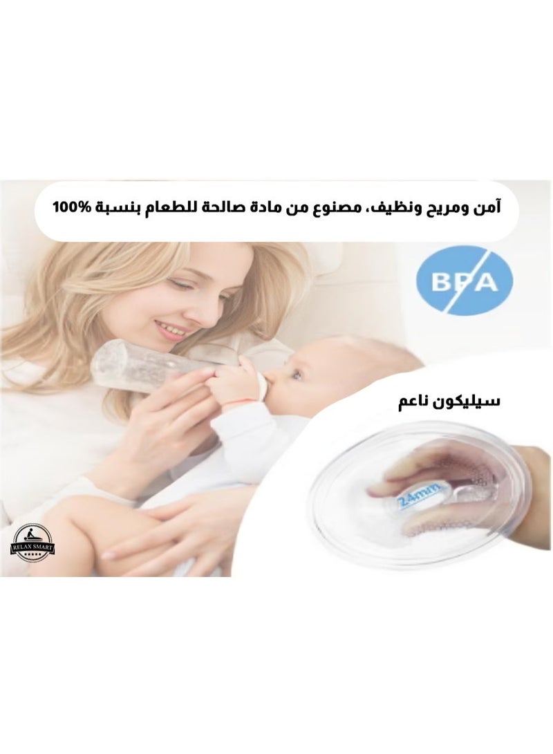 Relax Smart 2 Pieces Portable Wearable Electric Breast Pump With Anti-Reflux Design, Large Battery Capacity, 3 Modes And 9 Gears - Image 3