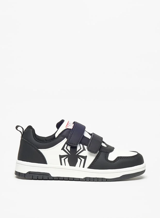 مارفل Marvel Spider-Man Print Sneakers with Hook and Loop Closure