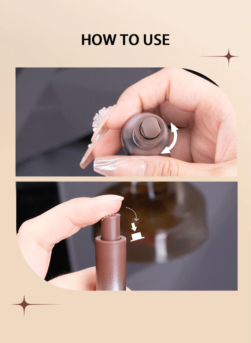 VIPABC Large Brush Eyebrow Cream 03# Dark Brown - Image 5