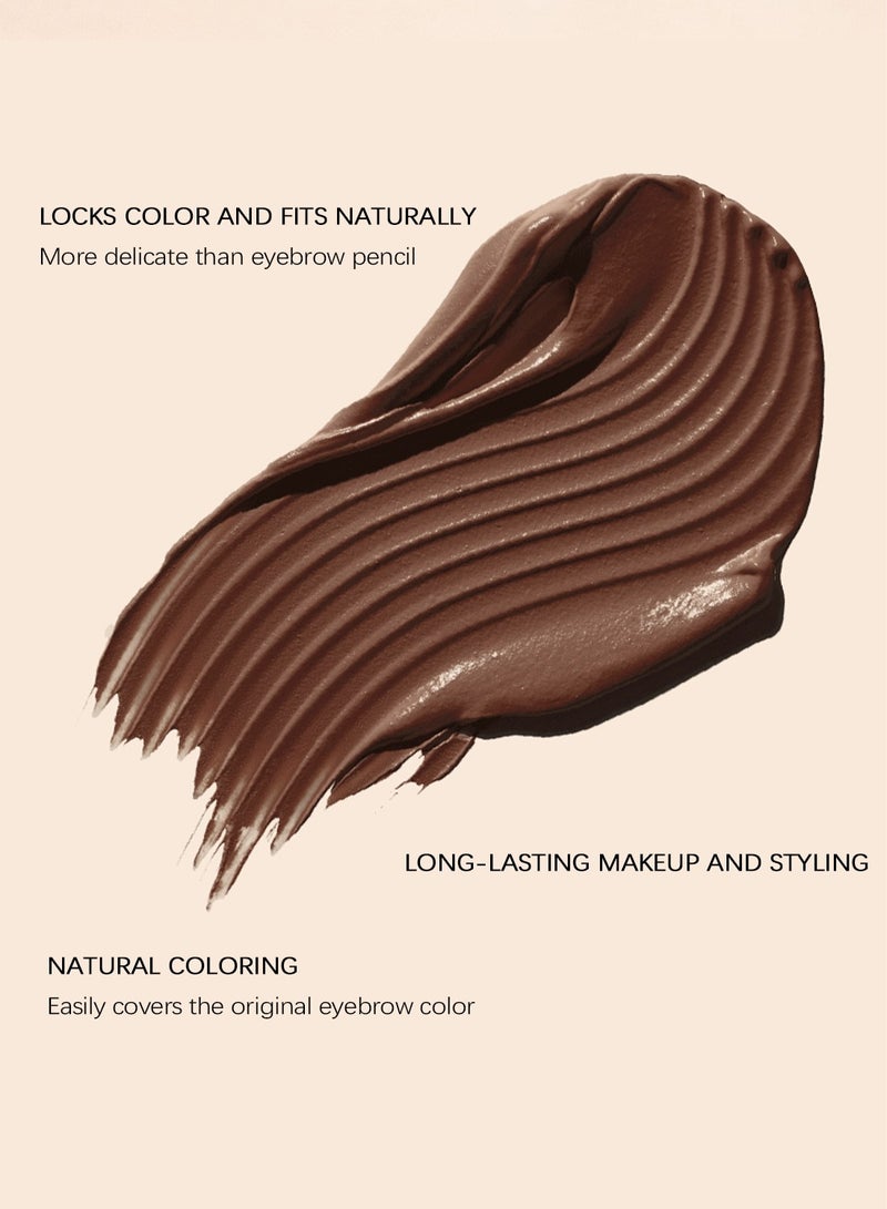 VIPABC Large Brush Eyebrow Cream 03# Dark Brown - Image 3